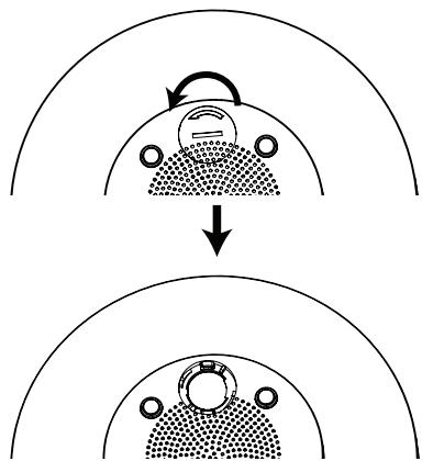 OREGON SCIENTIFIC AURABREEZE WA638 - INSERT CR2032 BATTERY - 1