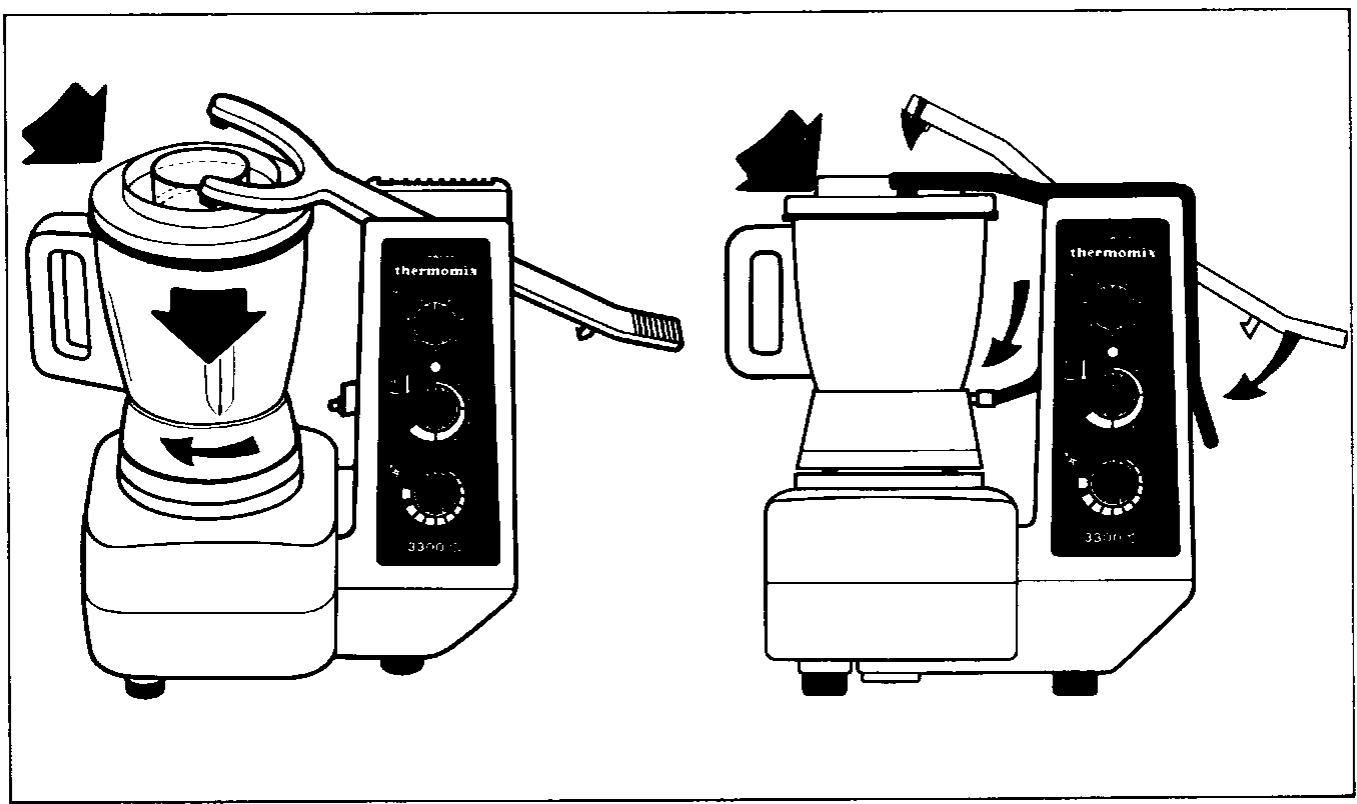 VORWERK THERMOMIX 3300 - Mise en marche: - 1