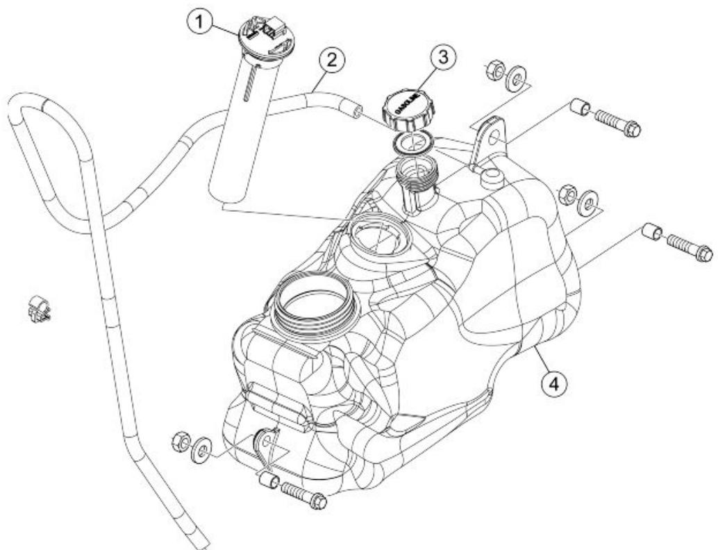 PIAGGIO MP3 500 - Réservoir carburant - 1