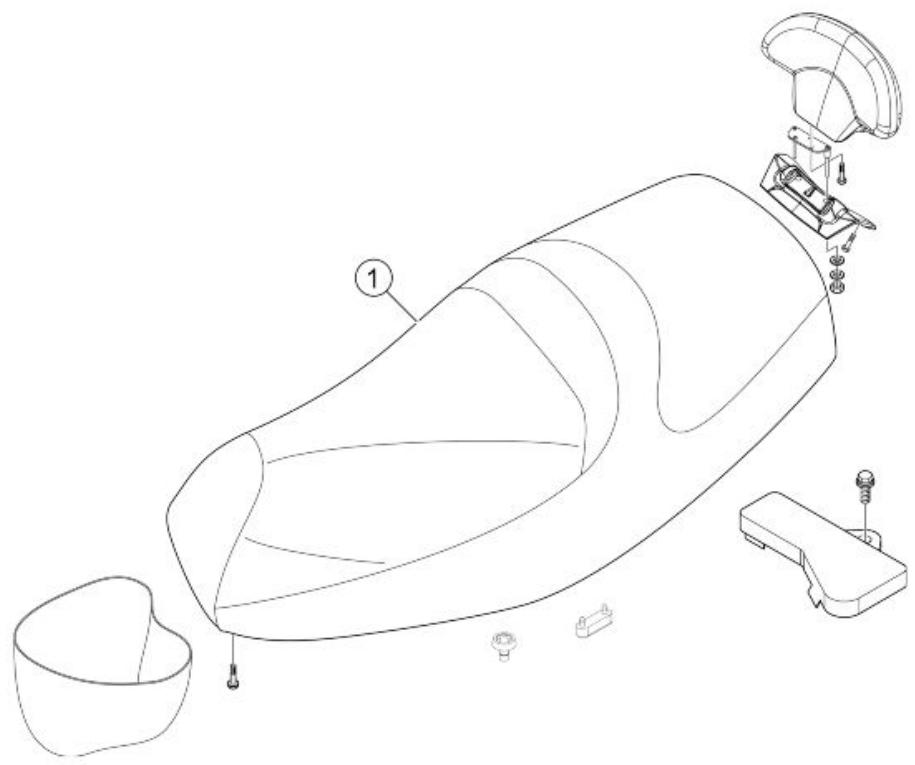 PIAGGIO MP3 500 - Selle - 1