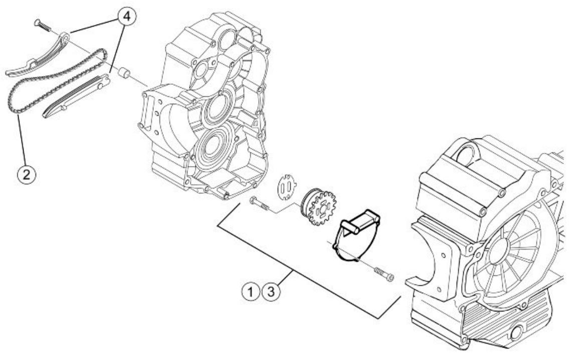 PIAGGIO MP3 500 - Pompe huile - 1