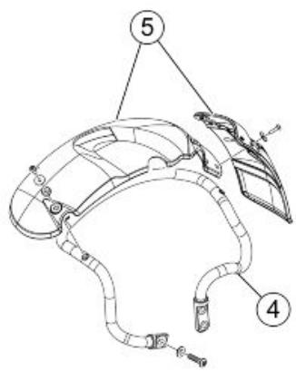 PIAGGIO MP3 500 - Garde-boue - 1