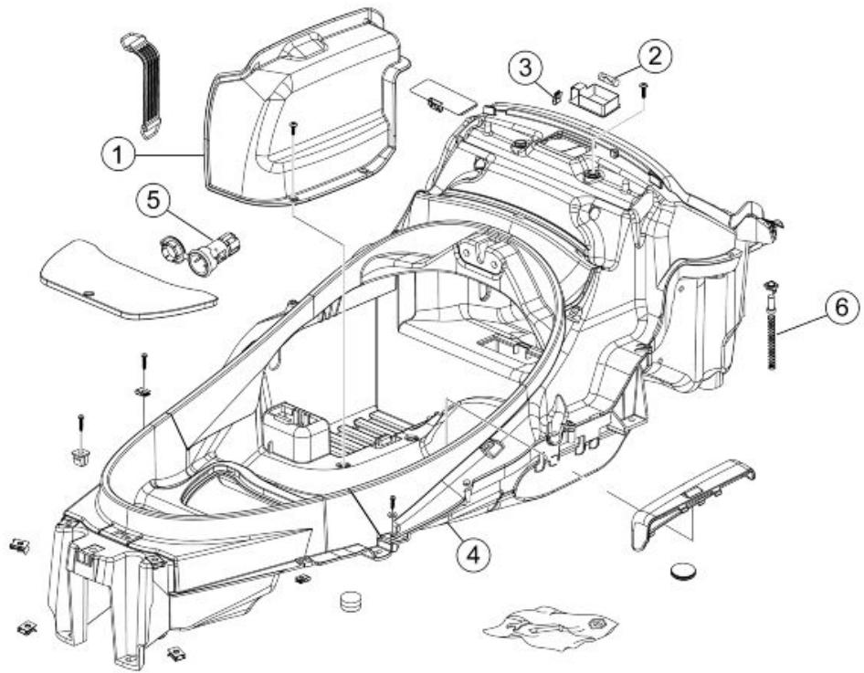 PIAGGIO MP3 500 - Portecasque - 1