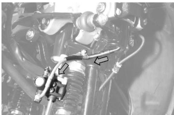 PIAGGIO MP3 500 - Disposition de l'installation hydraulique - 3