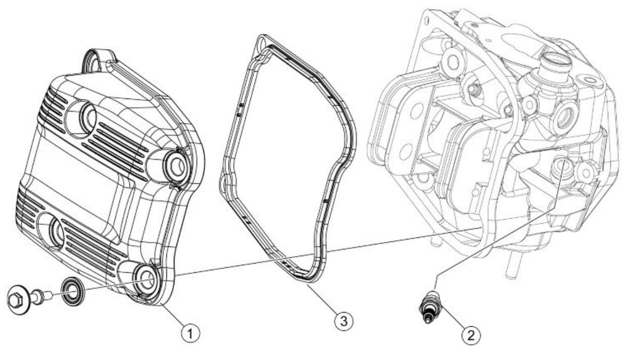 PIAGGIO MP3 500 - Couvercle culasse - 1