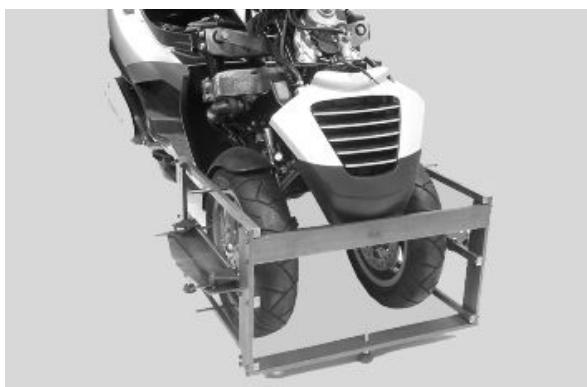 PIAGGIO MP3 500 - Contrôle de géométrie des roues - 1