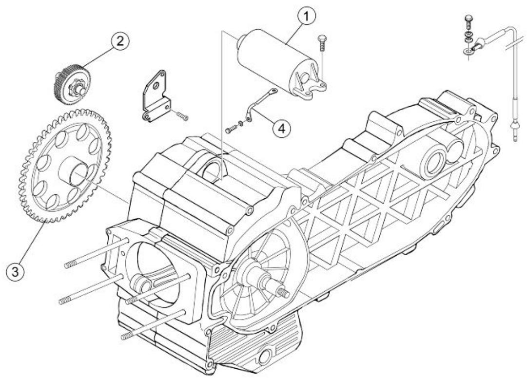 PIAGGIO MP3 500 - Moteur du démarreur - 1