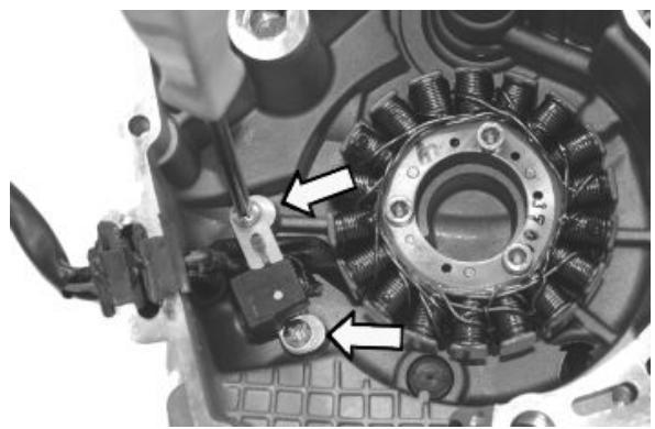 PIAGGIO MP3 500 - Dépose stator - 1