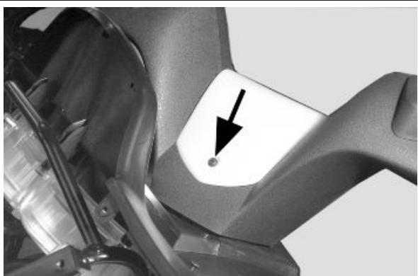 PIAGGIO MP3 500 - Cache-direction avant - 1