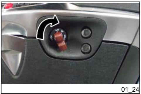 PIAGGIO X10 - Activation verrou de direction (01_23) - 1