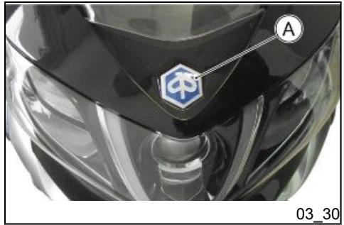 PIAGGIO X10 - Dépose de la protection avant - 1