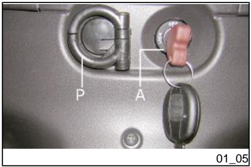PIAGGIO X8 - Setting the hour/minutes function - 1