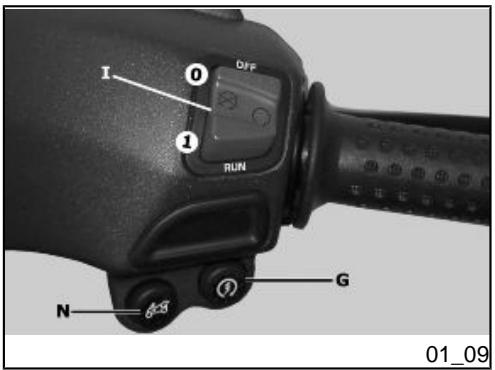 PIAGGIO X8 - Light switch (01_08) - 1
