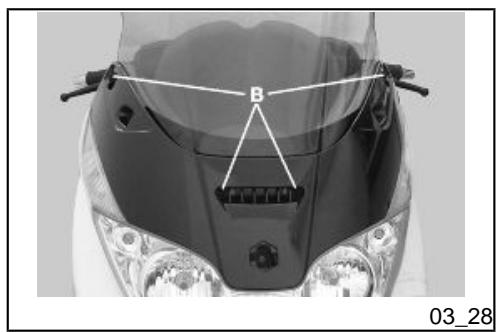 PIAGGIO X8 - Front direction indicators (03_27, 03_28, 03_29) - 1