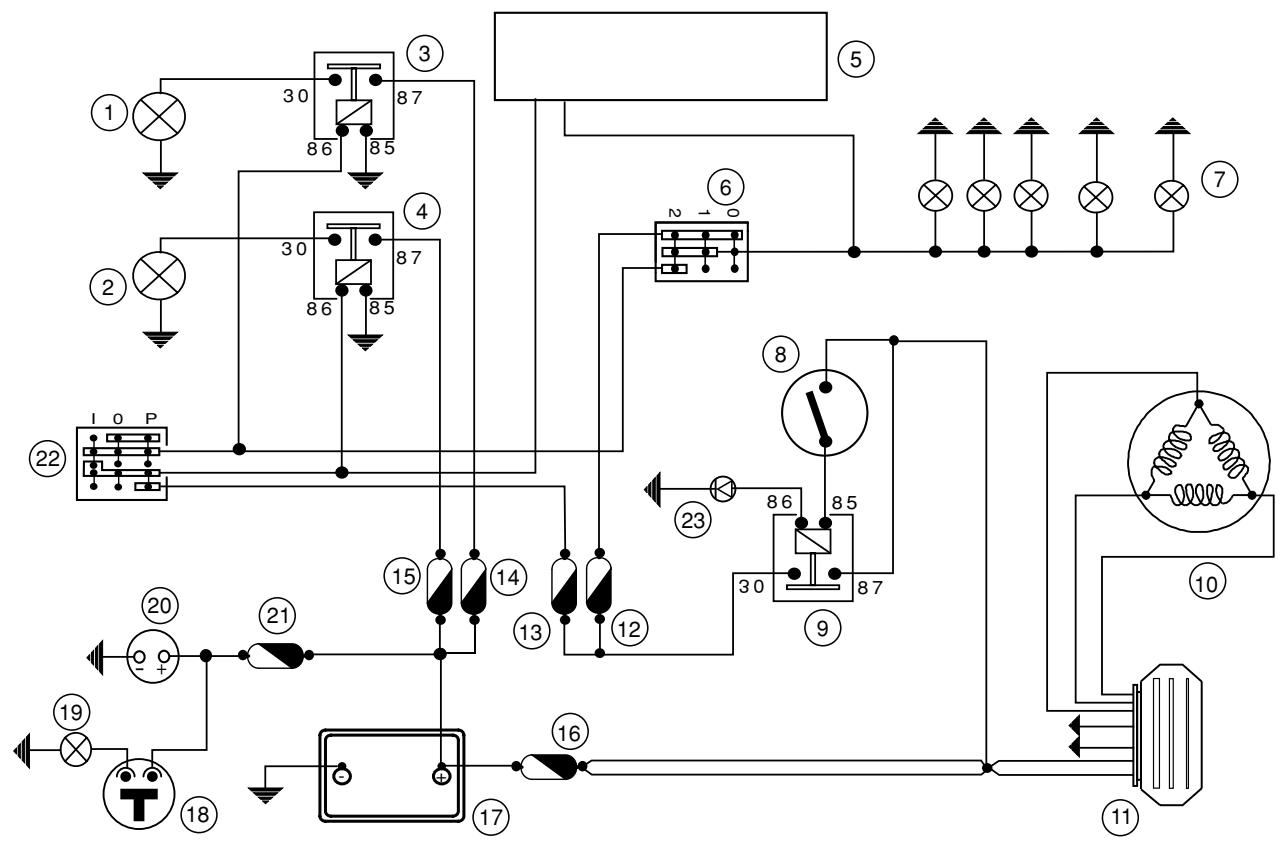 PIAGGIO X9 500 - Electrical equipment devices - 2