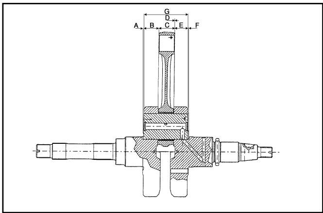 PIAGGIO X9 500 - Crankshaft/connecting rod axial clearance - 1