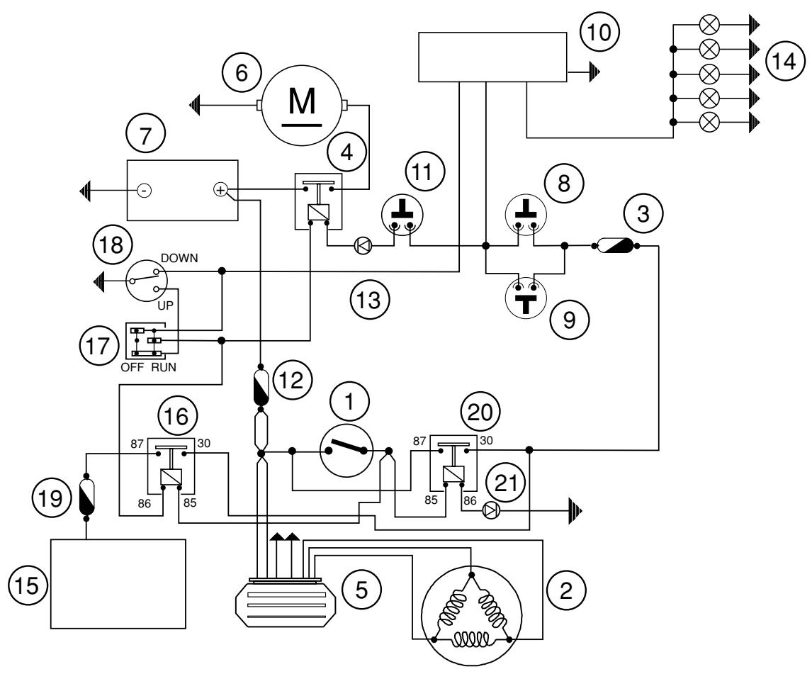 PIAGGIO X9 500 - Electrical equipment devices - 3