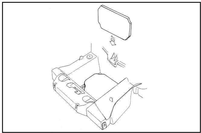 PIAGGIO X9 500 - Removing and installing the battery - 3