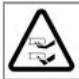 FLYMO EASY GLIDE 300 - Ant masinos esanciu symboliu paaiskinimai - 5