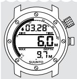 SUUNTO ELEMENTUM AQUA - En cours de plongée - 1