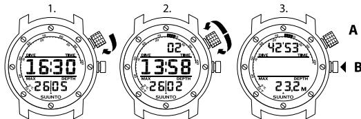 SUUNTO ELEMENTUM AQUA - Affichage des journaux de plongée - 1