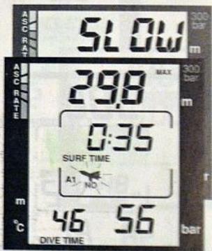 SUUNTO FAVOR AIR LUX - AFFICHAGE II (FIG. 3.23) - 1
