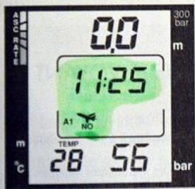 SUUNTO FAVOR AIR LUX - AFFICHAGE II (FIG. 3.23) - 2