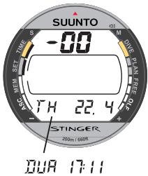 SUUNTO STINGER - NOTE: - 2