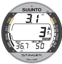 SUUNTO STINGER - INFORMATIONS DE BASE - 1
