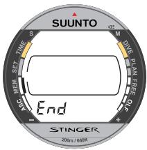 SUUNTO STINGER - MÉMOIRE PROFIL DE PLONGÉE - 1