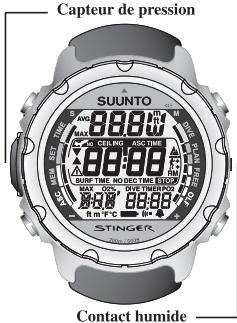 SUUNTO STINGER - MODE MONTRE (TIME) - 1