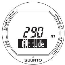 SUUNTO X3HR - Pour enregistrer l'altitude : - 1