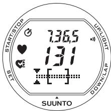 SUUNTO X3HR - Limites de fréquence cardiaque - 1