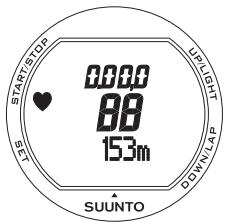 SUUNTO X3HR - Affichage principal - 1