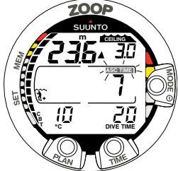 SUUNTO ZOOP - Plongées avec paliers de décompression - 5
