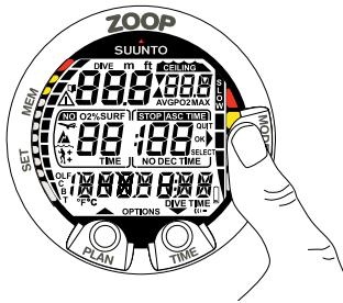 SUUNTO ZOOP - Activation, Mise en marche et vérification - 1