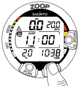 SUUNTO ZOOP - Numérotation des plongées - 1