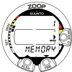 SUUNTO ZOOP - EXIT / QUIT (SORTIR/QUITTER) - 2
