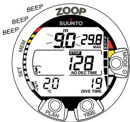 SUUNTO ZOOP - Plongées avec paliers de décompression - 2