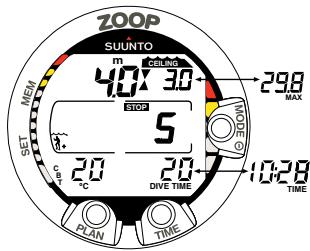 SUUNTO ZOOP - Plongées avec paliers de décompression - 3