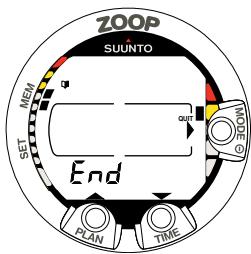 SUUNTO ZOOP - MÉMOIRE PROFIL DE PLONGÉE [PROF] - 2