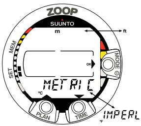 SUUNTO ZOOP - Réglages personnalisés [4 SET ADJ] - 3