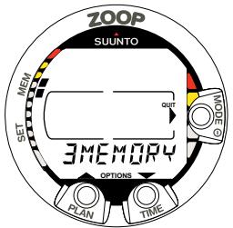 SUUNTO ZOOP - EXIT / QUIT (SORTIR/QUITTER) - 4