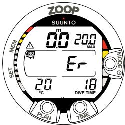 SUUNTO ZOOP - Numérotation des plongées - 2