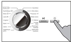 HAIER INTELIUS 500 / HW80BD - Interruption - annulation du programme de lavage - 1