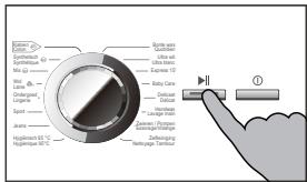 HAIER INTELIUS 500 / HW80BD - Start het wasprogramma - 1