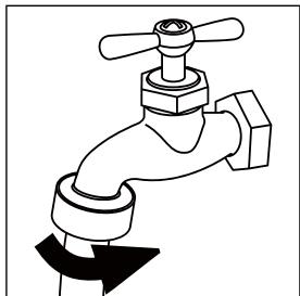 HAIER INTELIUS 500 / HW80BD - Inlet hose - Aqua control System - 1