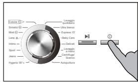 HAIER INTELIUS 500 / HW80BD - Interruzione - annullamento del programma di lavaggio - 1