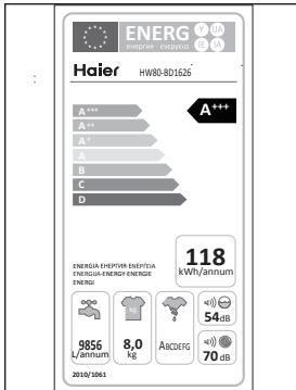 HAIER INTELIUS 500 / HW80BD - (d c j) "c - 7