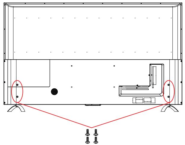 HAIER LE75B9300U - Base Stand Assembly Instruction - 2